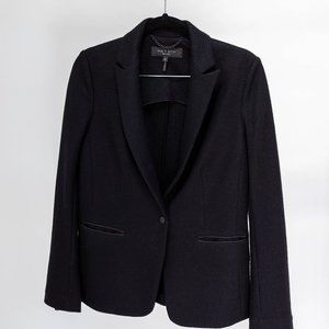 Rag & Bone Women's Black Wool Blazer